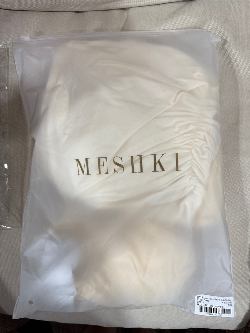 Meshki Slinky And Mesh Off Shoulder Maxi Dress - Picture 5 of 6